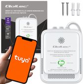 Czujnik CO/CH4 WiFi Tuya Qoltec 2w1