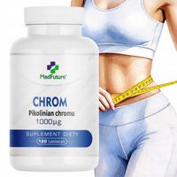Chromium CHROM (Pikolinian chromu) Odchudzanie Metabolizm 120 tab. 1000 µg