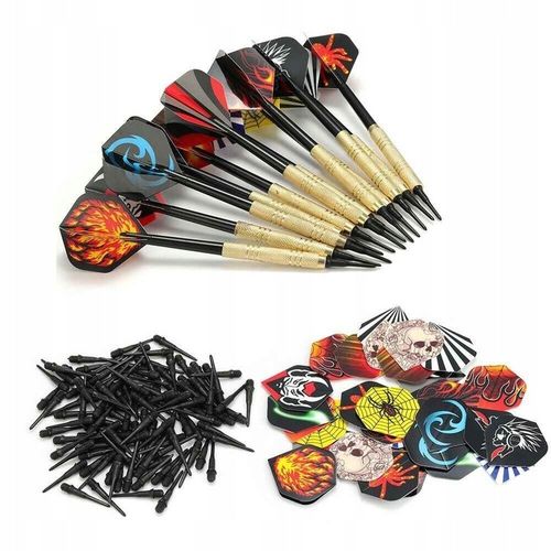 Zestaw 12 RZUTEK DART 100 grotów 42 piórka ET03 na Arena.pl