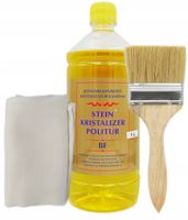 CHEM STONE KRYSTALIZATOR do GROBÓW DO KAMIENIA GRANITU NAGROBKU + PĘDZEL