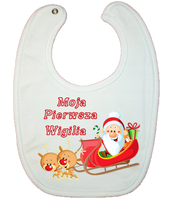 Śliniaczek Bawełniany Moja Pierwsza Wigilia