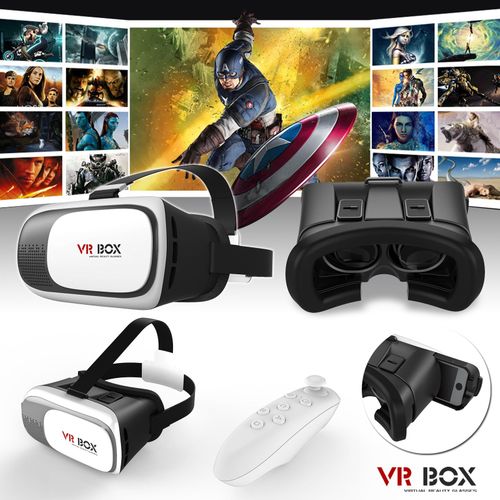 Najlepsze OKULARY GOGLE VR BOX3D + PILOT BLUETOOTH na Arena.pl