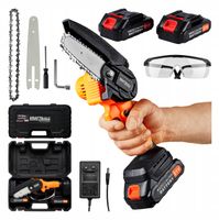 Piła łańcuchowa akumulatorowa mini pilarka 2x akumulatory KD10627