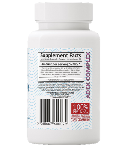 NAVIGATOR ADEK witamina A D3 E K2 MK-7 30 kaps. +GRATIS na Arena.pl