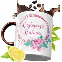 Kubek Bordowy Dla Babci Na Urodziny Prezent Z Nadrukiem Ze Zdjęciem