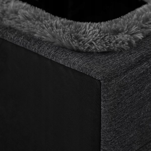 Buda Domek Budka Kojec dla małego Psa z Poduszką i Futerkiem R2 38x44x45 cm zdjęcie 13