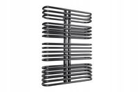 GRZEJNIK ŁAZIENKOWY NEO 480x550 CZARNY POŁYSK