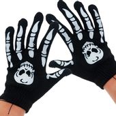 Rękawiczki Na Halloween Kościotrup Przebranie Kostium Rozmiar Uniwersalny