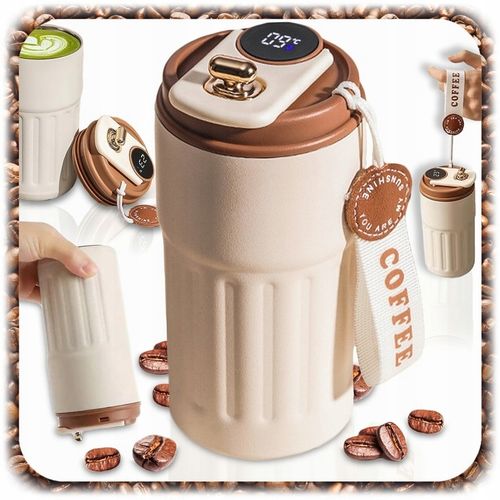 Kubek Termiczny Termos Kawa Herbata Wyświetlacz LED temperatura na Arena.pl