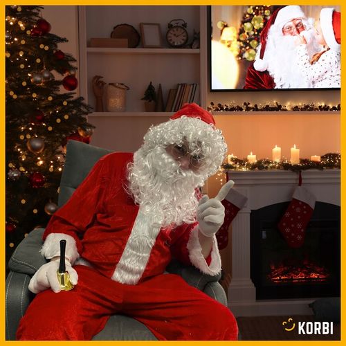 PROFESJONALNY STRÓJ ŚWIĘTEGO MIKOŁAJA KOSTIUM WELUR ZESTAW PREMIUM na Arena.pl