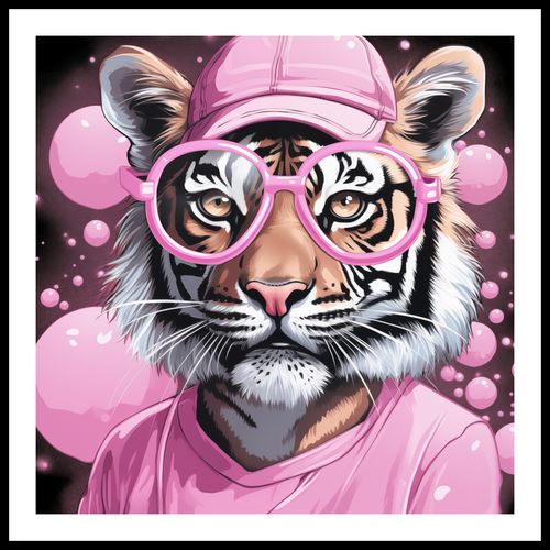 Plakat 80x80cm Ludzki Tygrys na Arena.pl