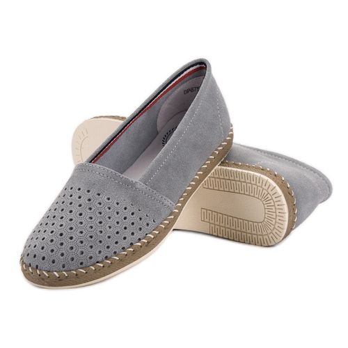 Szare Skórzane Espadryle r.36 na Arena.pl