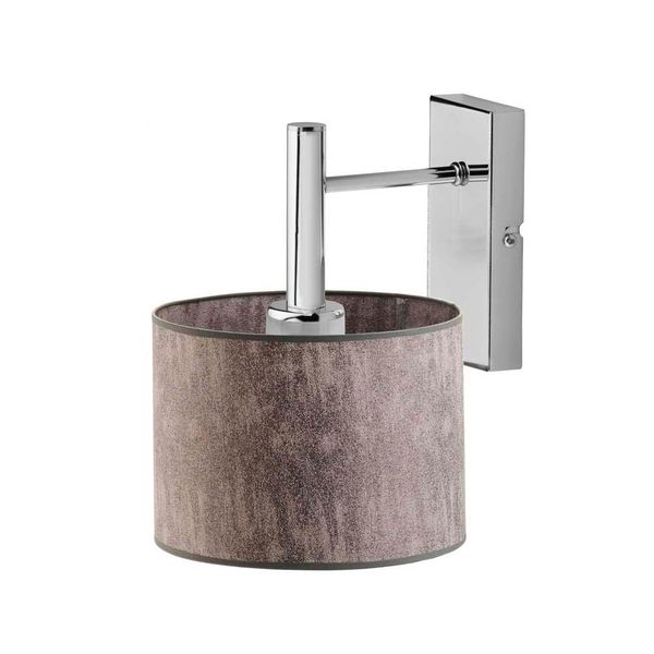 Biały kinkiet ścienny z abażurem AKRA zdjęcie 6