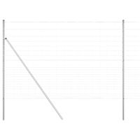 Ogrodzenie pastwiskowe Srebrny 25 x 1.6 m Stal galwanizowana