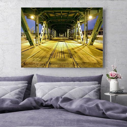 Obraz na płótnie - Canvas, Długi most 120x80 na Arena.pl