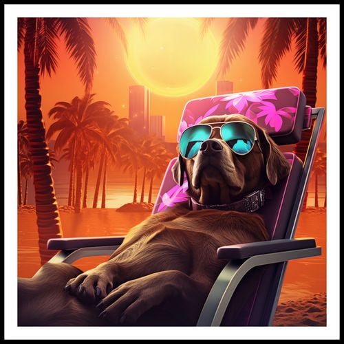 Plakat 70x70cm Lato w Stylu na Arena.pl