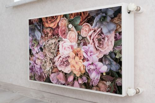 Mata MAGNETYCZNA Na Kaloryfer Bukiet Kwiatów Styl Retro 120cm x 60cm na Arena.pl