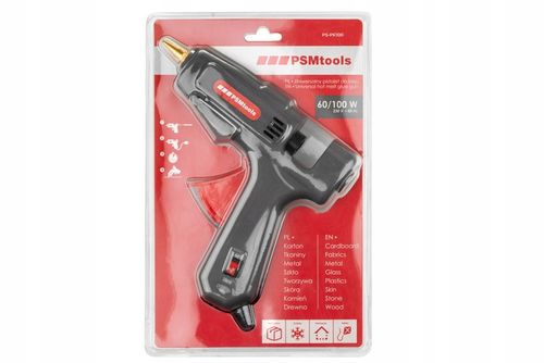 PROFESJONALNY PISTOLET DO KLEJU NA GORĄCO 11MM REGULACJA + KLEJ 1kg 35szt na Arena.pl