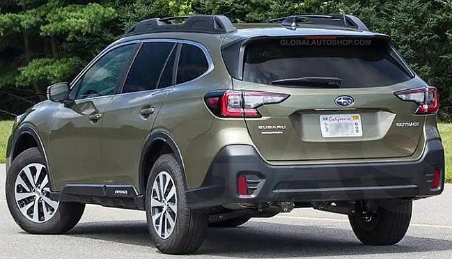 Subaru OUTBACK 2020+ Listwa CHROM na Klapę zdjęcie 4