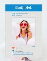 Foto ramka do zdjęć Instagram instarama NA WESELE