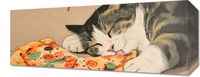 Obraz 50x20cm Pizza Dla Kota