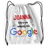 Plecak Dla Joanny Asi Szkolny Worek Torba Z Nadrukiem Ze Zdjęciem