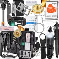 XXL WOJSKOWY SURVIVALOWY ZESTAW PRZEŻYCIA PRZETRWANIA KIT NARZĘDZI