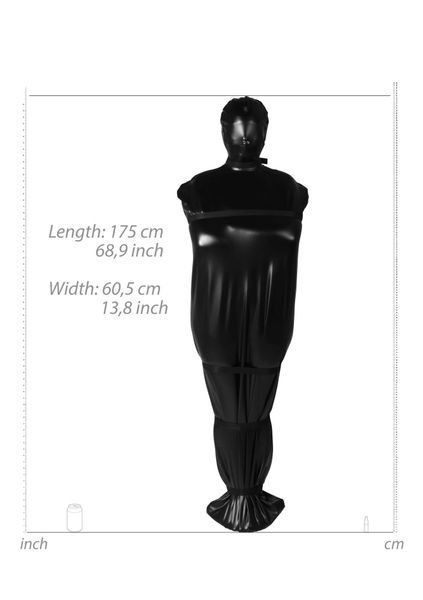 Body Bag With Nylon Straps - Black zdjęcie 11