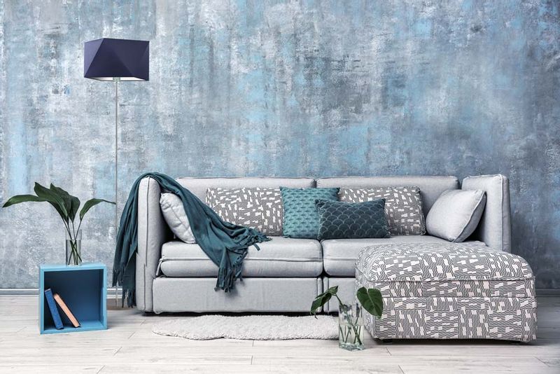 Fikuśna lampa stojąca z abażurem FIDŻI zdjęcie 3