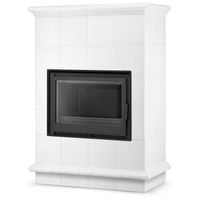 Piec kominek piecyk koza kaflowy ceramiczny obudowa kominkowa NICEA