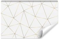 Fototapeta Do Salonu Złoty Wzór GEOMETRYCZNY Abstrakcja 270cm x 180cm