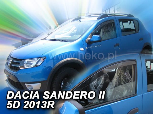 Owiewki DACIA Logan II / Sandero II / Stepway 4d 2013-2020r. PRZODY zdjęcie 2