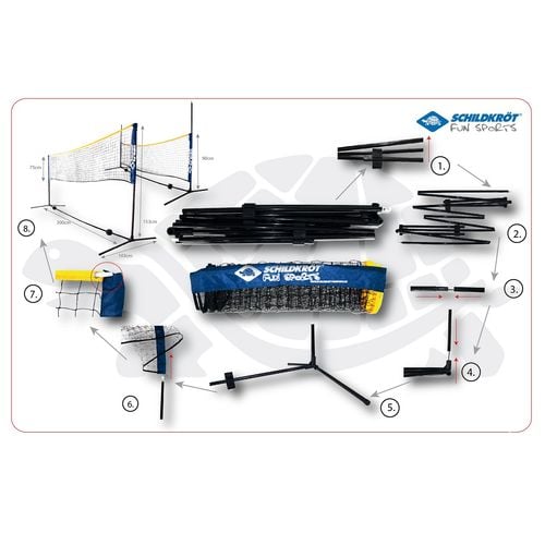 Siatka Do Badmintona Talbot Torro Kombi na Arena.pl