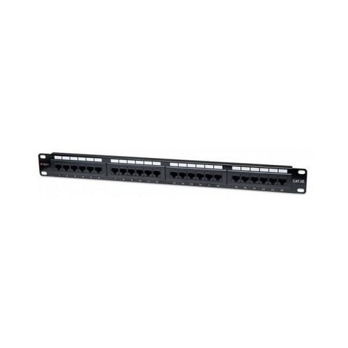 Techly Patch panel 1U UTP 24xR J45 Cat.5e, czarny na Arena.pl