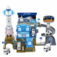 DLA DZIECI STACJA PARKINGOWA KOSMICZNA RAKIETA DZWIEKI
