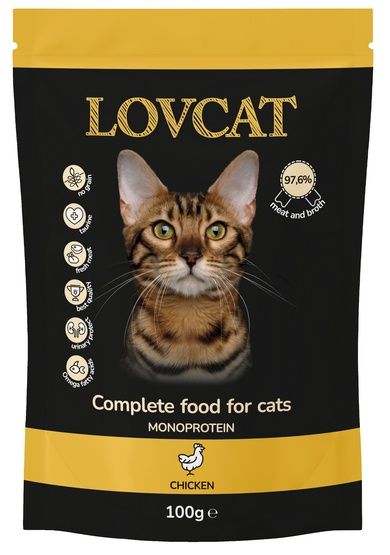 Lovcat Pure Chicken saszetka 100g zdjęcie 1