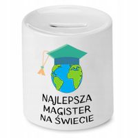 Dla Magistra Skarbonka Na Prezent Na Urodziny Z Nadrukiem Ze Zdjęciem