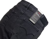 Jeansy Levi's 720 czarne damskie rurki wysoki stan 527970185 Levis W32/L28