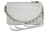 Modna włoska listonoszka skórzana - Barberini's - Biała