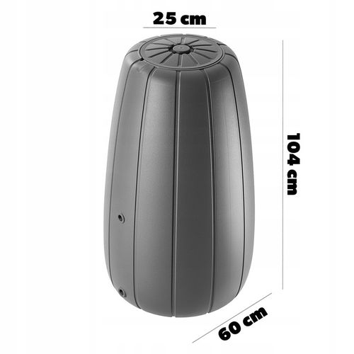 ZBIORNIK NA DESZCZÓWKĘ 200L WODĘ BECZKA POJEMNIK + KRANIK DONICZKA DUŻY na Arena.pl