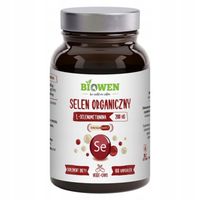 Biowen SELEN ORGANICZNY L-selenometionina 100 kaps Tarczyca Odporność Włosy