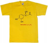 ADRENALINA chemia wzór chemiczny koszulka