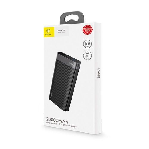 BASEUS PARALLEL PD POWER BANK 20000MAH BLACK na Arena.pl