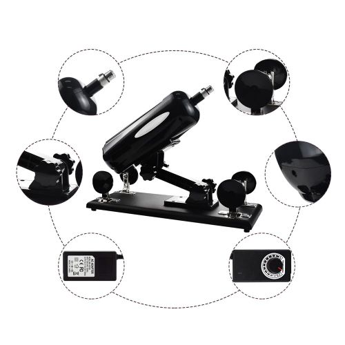 Sex maszyna wibrator zestaw 4x DILDO machine GUN na Arena.pl