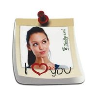 Foto ramka MDF z magnesem - karteczka - Sublimacja Termotransfer