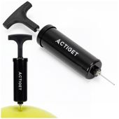 Pompka do piłki gimnastycznej ręczna uniwersalna przenośna z igłą, do akcesoriów sportowych