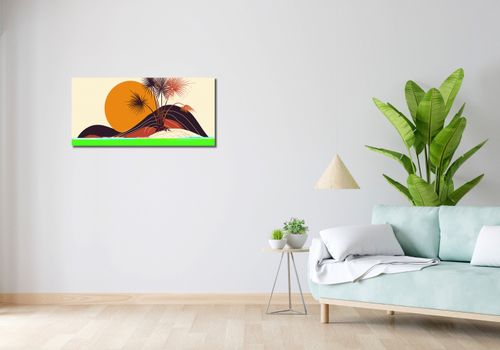 Obraz 90x40cm Słoneczny Horyzont na Arena.pl