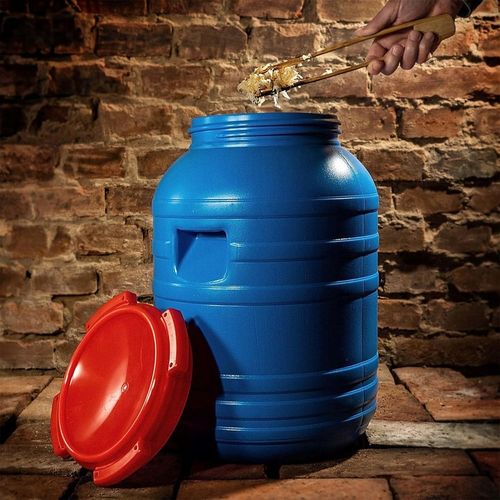 Beczka spożywcza do kiszenia 30L - wielofunkcyjny pojemnik niebieski na Arena.pl