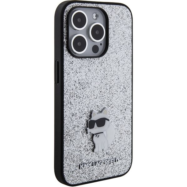 Etui Karl Lagerfeld do iPhone 15 Pro Max, Srebrny zdjęcie 4