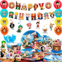 Zestaw Dekoracji Balony One Piece,Dekoracja Urodziny One Piece 117Pcs